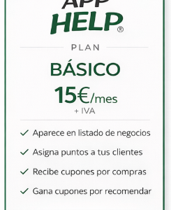 PLAN BÁSICO con 1000 puntos 15€ mas IVA