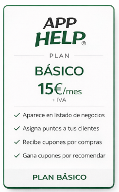PLAN BÁSICO con 1000 puntos 15€ mas IVA