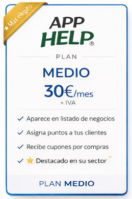 PLAN MEDIO con 2000 puntos 30€ mas IVA