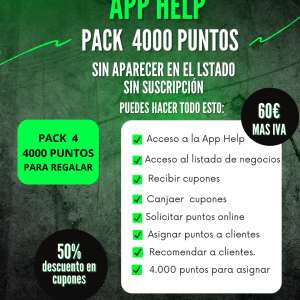 PAQUETE Nº4 DE 4.000 PUNTOS