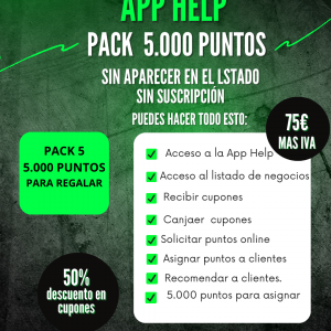 PAQUETE Nº5 DE 5.000 PUNTOS